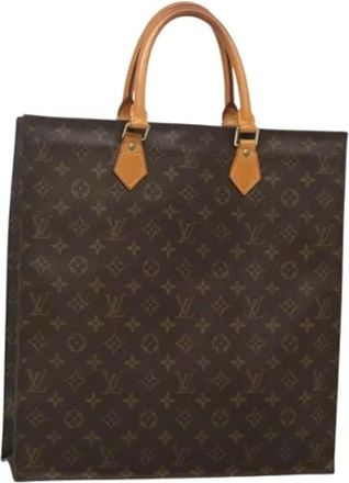 Louis Vuitton Pre-owned Tote Bags, female, Brown, Size: ONE SIZE Pre-owned Sac Plat Tote Bag