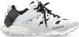 Balenciaga Schoenen, Heren, Wit, 43 EU, Leer, Track Shirt Sneaker