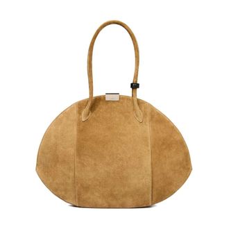 Nina Ricci Elongated Oval Handbag - female - Nina Ricci - Shoulder Bags - Brown - ONE SIZE - Bags
