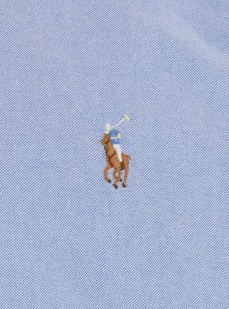 Polo Ralph Lauren Mens Shirt Slim Fit Oxford Light Blue Cotton
