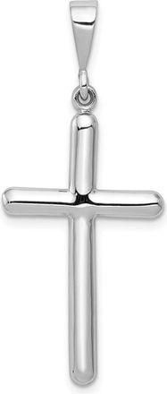 Diamond2Deal 14k White Gold Cross Pendant