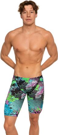 Mad Wave Revolution S5 Jammers - High-Performance Racing Swim Shorts (Azure, UK, Alpha, L) - Chlorine Resistant, Quick-Dry, FINA Approved for Competitive Swimm