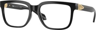 Versace Optical Frame - Heren - Brillen - Zwart - 55 MM - Nylon - Accessoires