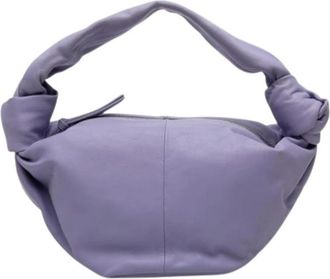 Bottega Veneta Pre-owned Double Knot Schoudertas - Dames - Vintage Schoudertas - Paars - ONE Size - Leer - Vintage