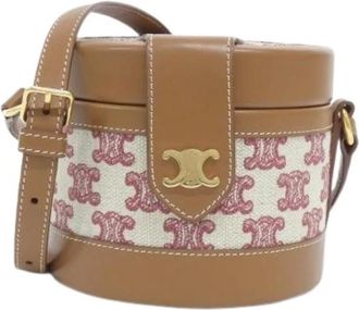 Celine Pre-owned Bucket Bags, female, Multicolor, Size: ONE SIZE Pre-owned Vintage Canvas Bucket Bag