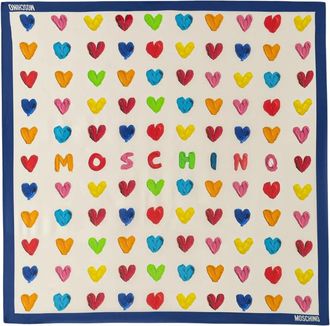 Moschino Zijden Sjaal - Dames - Zijden sjaals - Veelkleurig - ONE Size - Accessoires