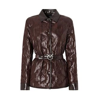 Pinko Diplania Jacket - female - PINKO - Light Jackets - Brown - XS - Jackets