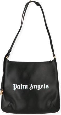 Palm Angels Womens Black/White Shoulder Bag