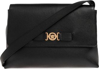 Versace Borsa messenger Medusa Biggie in pelle - Nero