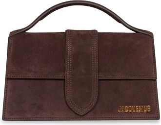 Jacquemus Omslaande Su&egrave;de Handtas - Dames - Handtassen - Bruin - ONE Size - Su&egrave;de - Tassen