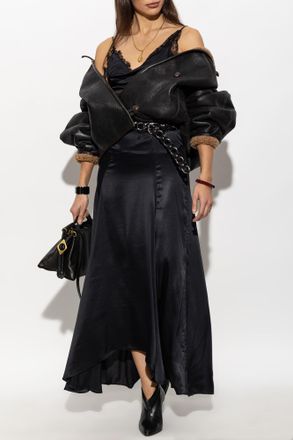 Isabel Marant Silk Dress Aloise, Womens, Black