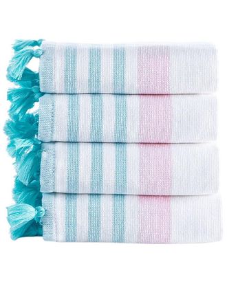 Brooks Brothers Turkish Pesthemal 4Pc Wash Towels