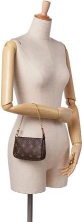 Louis Vuitton Crossbody Bags - 2020 Monogram Mini Pochette Accessoires - Gr. unisize - in Braun - für Damen