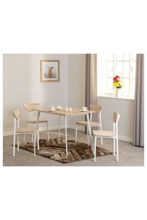 Seconique Riley Large Dining Set in White