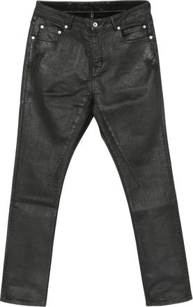 Rick Owens Du02F6366 SBW 99X Detroit Cut Jeans - male - Rick Owens - Slim Fit Jeans - Black - W33 - Jeans