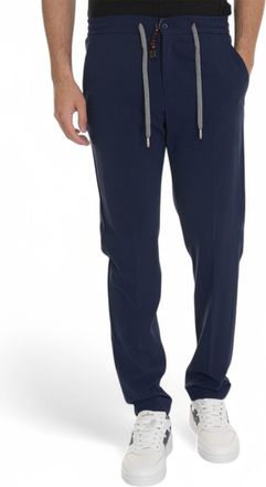 Marco Pescarolo Pantalone modello jogger CARACCIOLO Blu royal Marco Pescarolo Uomo