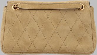 Tory Burch Womens Shoulder Bag Charlie Beige Bovine Leather