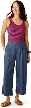 Carve Designs Suki Linen Pant in Captain Chambray at Nordstrom, Size X-Small