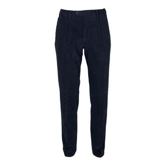 L.B.M. 1911 L.b.m. 1911, Broeken, Heren, Blauw, XL, Katoen, Carrot Fit Chinos