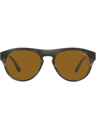 Giorgio Armani Occhiali da sole tondi - Grigio