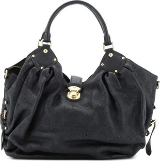 Louis Vuitton L Mahina Leather hobo bag - Nero