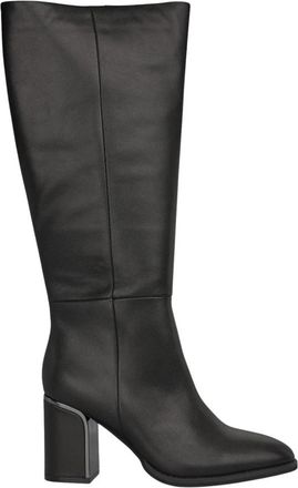 Alma En Pena Laars met brede hak - Dames - Laarzen met Hak - Zwart - 36 EU - Schoenen
