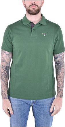 Barbour Tartan Piquet Polo Shirt - Heren - Polos - Groen - L - Katoen - Tops