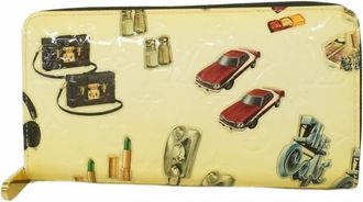 Louis Vuitton White Long Wallet (Bi-Fold) (Pre-Owned)