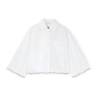 Motivi Dames, Blouses & Shirts, Wit, Maat: XL Katoen