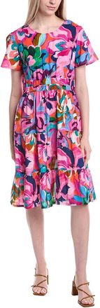 Johnny Was Petite Ambre Linen-Blend Dress