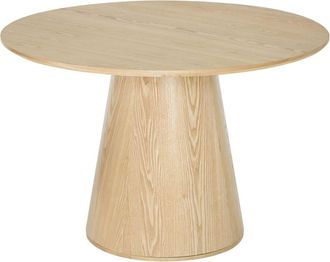 Nordlys Mesa de comedor redonda de 6 personas en madera de pino