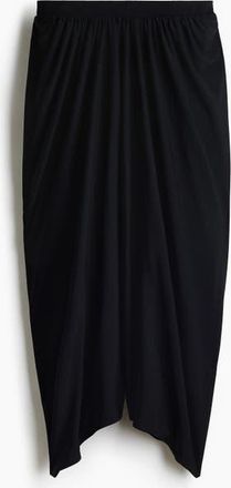 H&M Cropped Barrel Trousers in Black at Nordstrom, Size X-Small