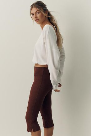 Beyond Yoga Spacedye Slit Pedal Pusher Leggings