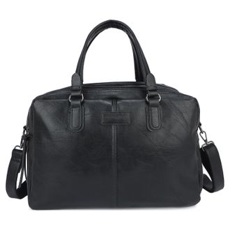 Generic Womens Classic Business Tote with Detachable Strap Stylish Laptop Handbag ZL-2415 (Black)