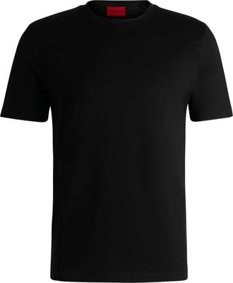 HUGO BOSS Getailleerd T-shirt - 001 BLACK