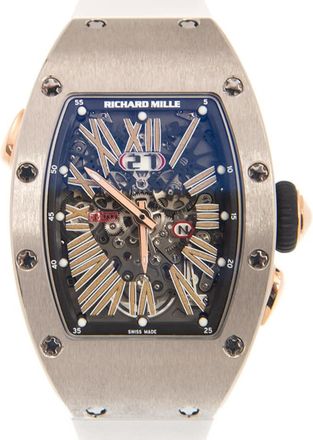 Richard Mille RM 037 Automatic Silver Dial Ladies Watch RM037 AO WG
