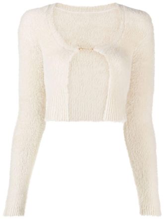 Jacquemus La Maille Neve Manches Longue vest - Beige