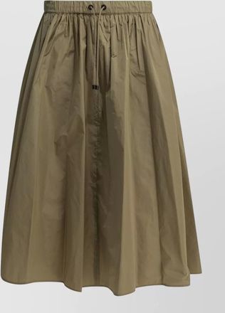 Max Mara a line skirt gathered design elastic waistband