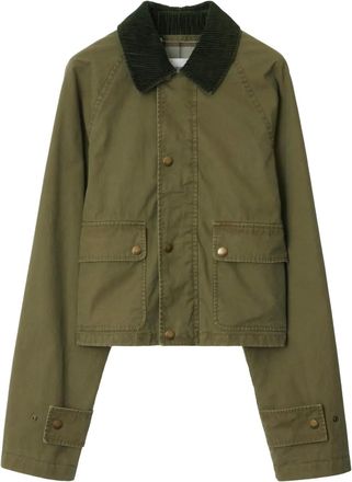 Burberry Giacca militare in cotone - Verde