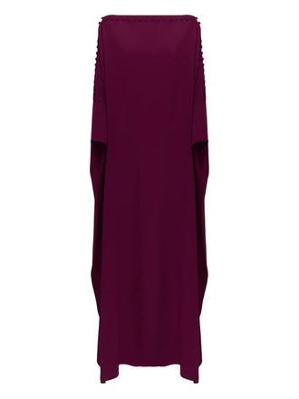 Taller Marmo Mila button maxi dress - women - Acetate/Viscose - OS - Purple