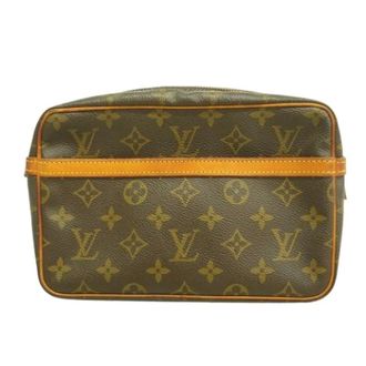 Louis Vuitton Pre-owned Clutches, male, Brown, Size: ONE SIZE Pre-owned Compiegne 23 Clutch Bag