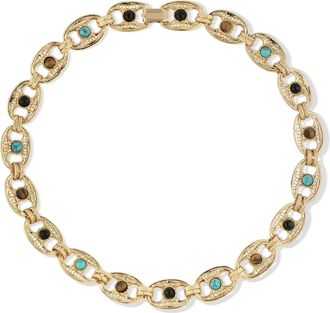 Gas Bijoux Necklace Multicolored Stones Carthage Psp