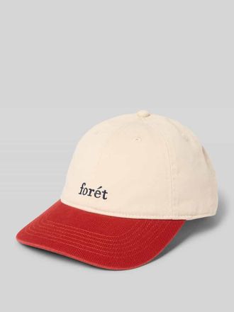 Forét Basecap mit Label-Stitching Modell HAWK in Offwhite, Größe 1