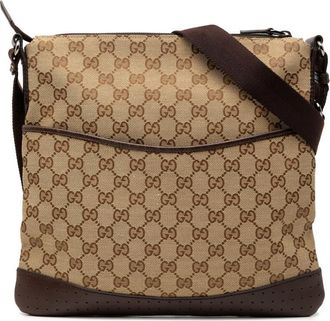 Gucci Pre-owned Gucci GG Canvas Crossbody 145857 506631