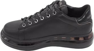 Karl Lagerfeld Ikon NFT Kapri Kushion Sneakers - Dames - Sneakers - Zwart - 39 EU - Leer - Schoenen