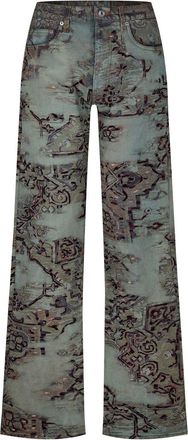 Off-white Mens Off White Off Tapest Jeans in Multicolor - Multicolour - Size 31W/32L