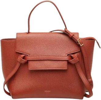 Celine Pre-owned Vintage Handbag - Dames - Vintage Handtas - Bruin - ONE Size - Leer - Vintage
