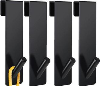 OEM Ganchos Para Toallas Sin Taladro: 4 Ganchos De Acero Inoxidable Para Ba&ntilde;o Y Cabina De Ducha