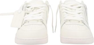 Off-white White Low-Top Perforated Leather Sneakers