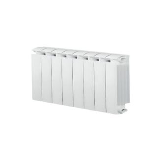 Global Calentador Central Klass 350 Blanco De 8 Elementos De Aluminio Fundido, 680w